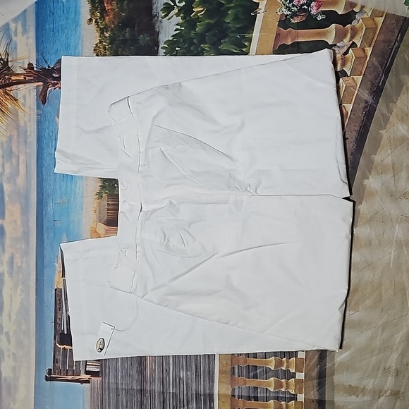 Talbots White Belted Pants Size 6 NWT‎ - Picture 7 of 7